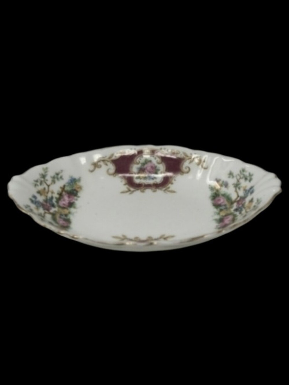 1850 EB FOLEY BONE CHINA "BROADWAY" MADE IN ENGLAND TINY OVAL DISH